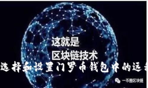 : 如何选择和设置门罗币钱包中的远程节点？